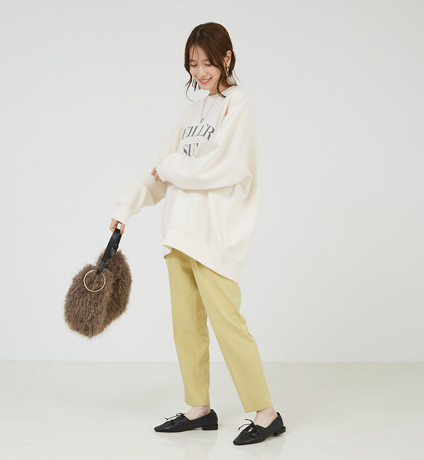 abahouse mavie「ロゴシルキーダンボールプルオーバー」|スウェット・ジャージ|