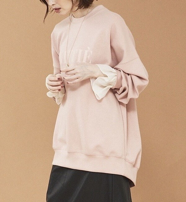 abahouse mavie「ロゴシルキーダンボールプルオーバー」|スウェット・ジャージ|