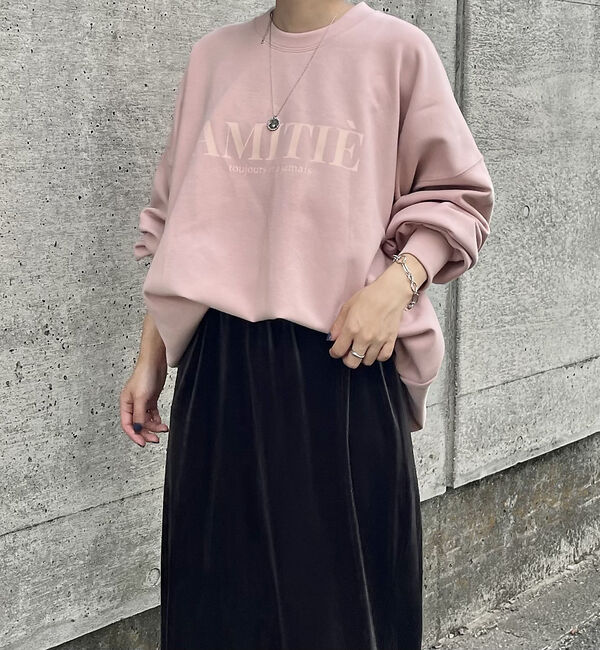 abahouse mavie「ロゴシルキーダンボールプルオーバー」|スウェット・ジャージ|