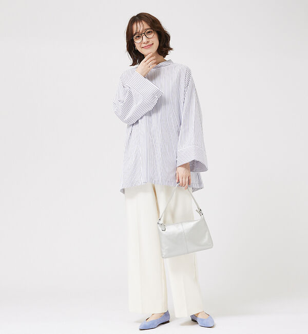 abahouse mavie「ワイドスリーブ2WAYシャツ」|シャツ・ブラウス|