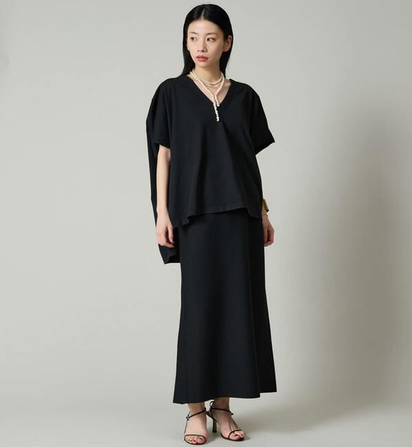 Liesse「Vネックビッグニット（セットアップ対応）」|ニット・セーター|