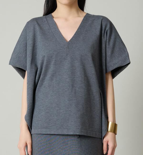 Liesse「Vネックビッグニット（セットアップ対応）」|ニット・セーター|