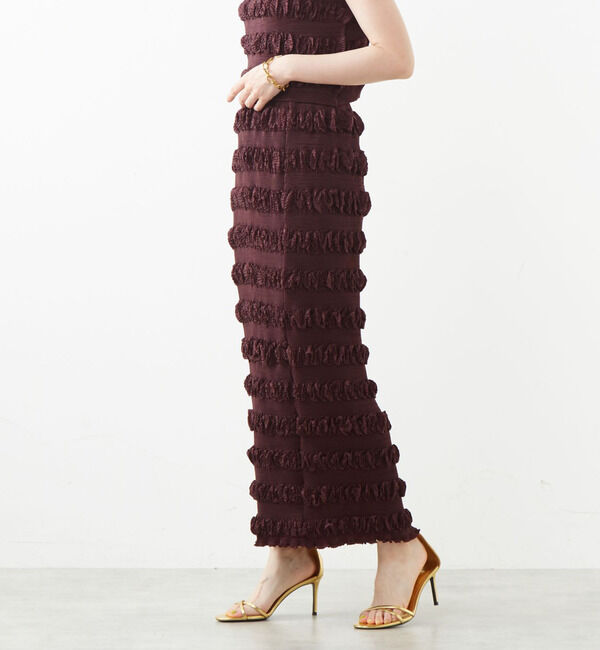 SOFFITTO「クロワッサンプリーツタイトスカート」|スカート|