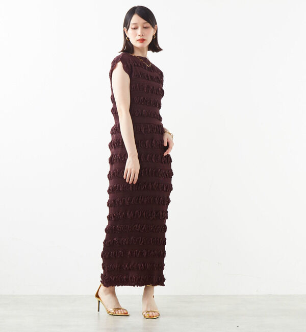 SOFFITTO「クロワッサンプリーツタイトスカート」|スカート|