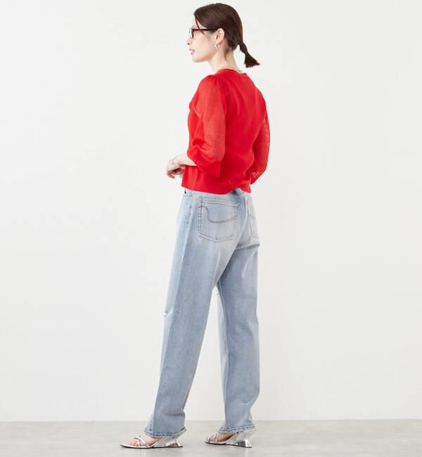 SOFFITTO「異素材ドッキングカーディガン」|カーディガン|