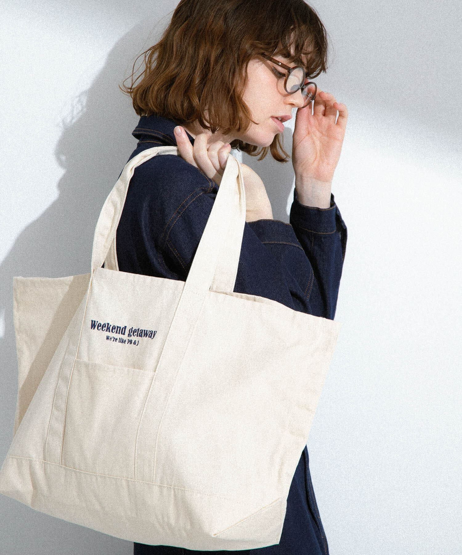 Sonny Label 「WEEKEND GETAWAY TOTEBAG」|トートバッグ|オフホワイト