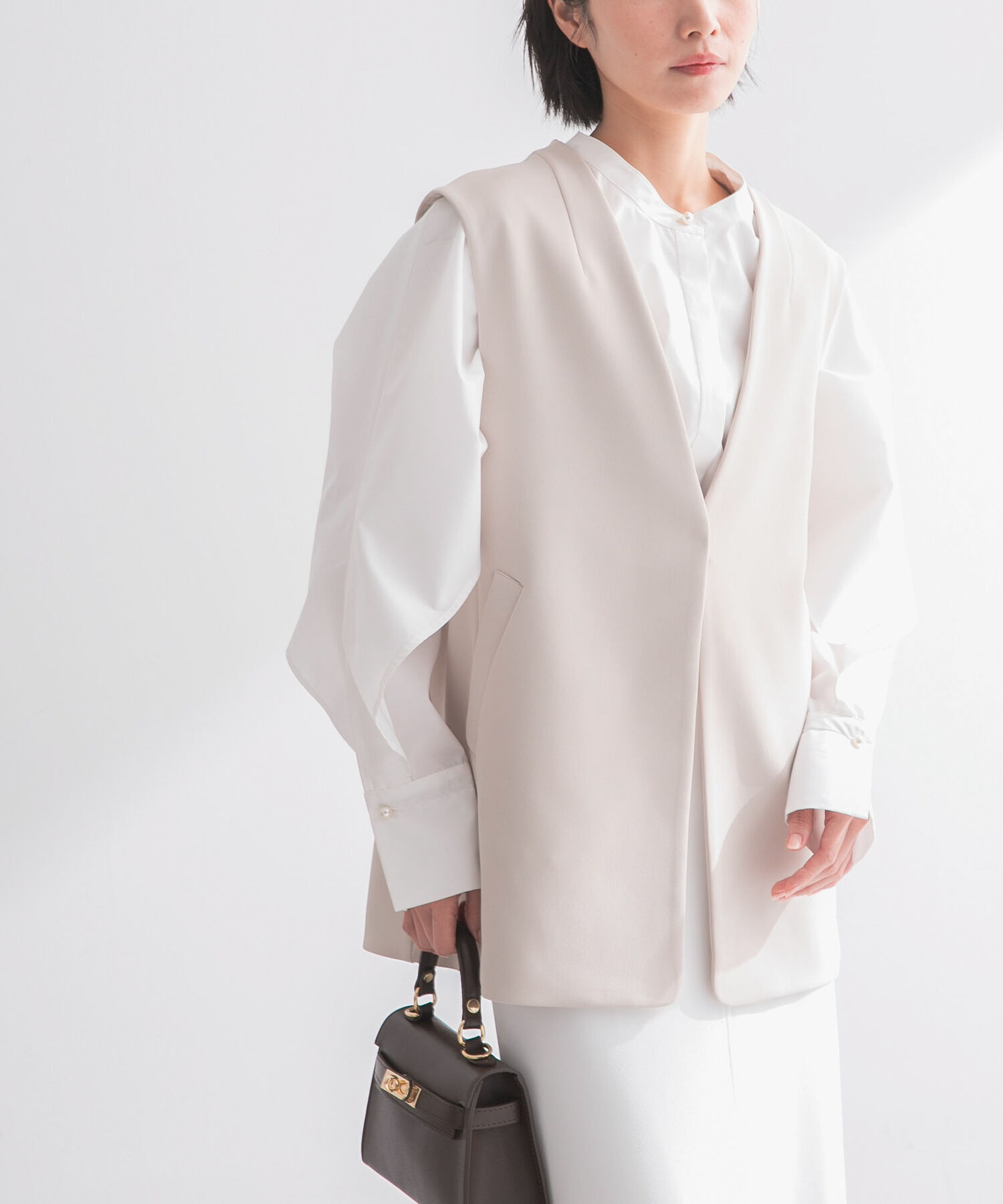 URBAN RESEARCH ROSSO「ストレッチツイルジレ」|ベスト・ジレ|