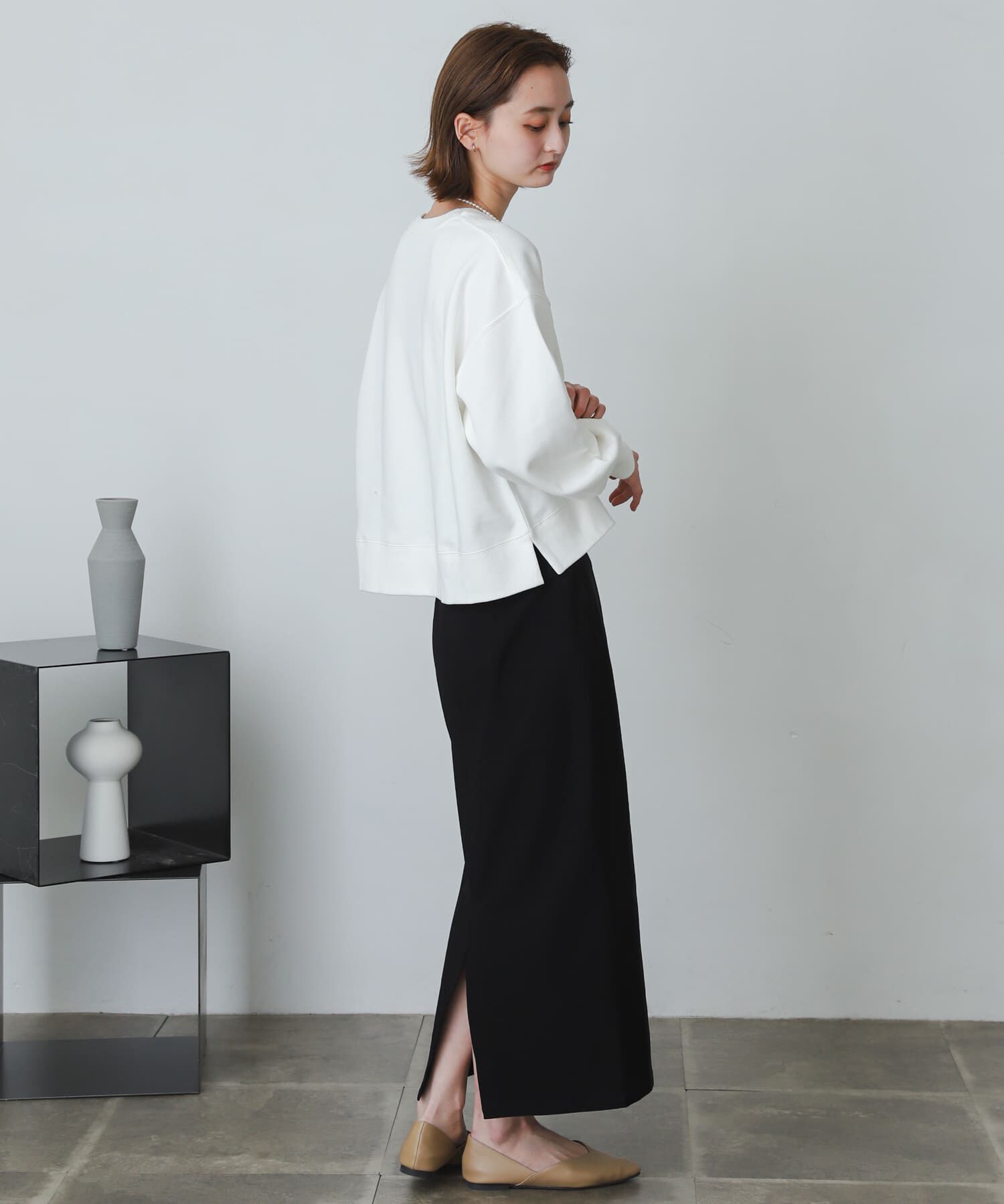 SENSE OF PLACE by URBAN RESEARCH「ストレッチサスツキハイウエストスカート」|スカート|