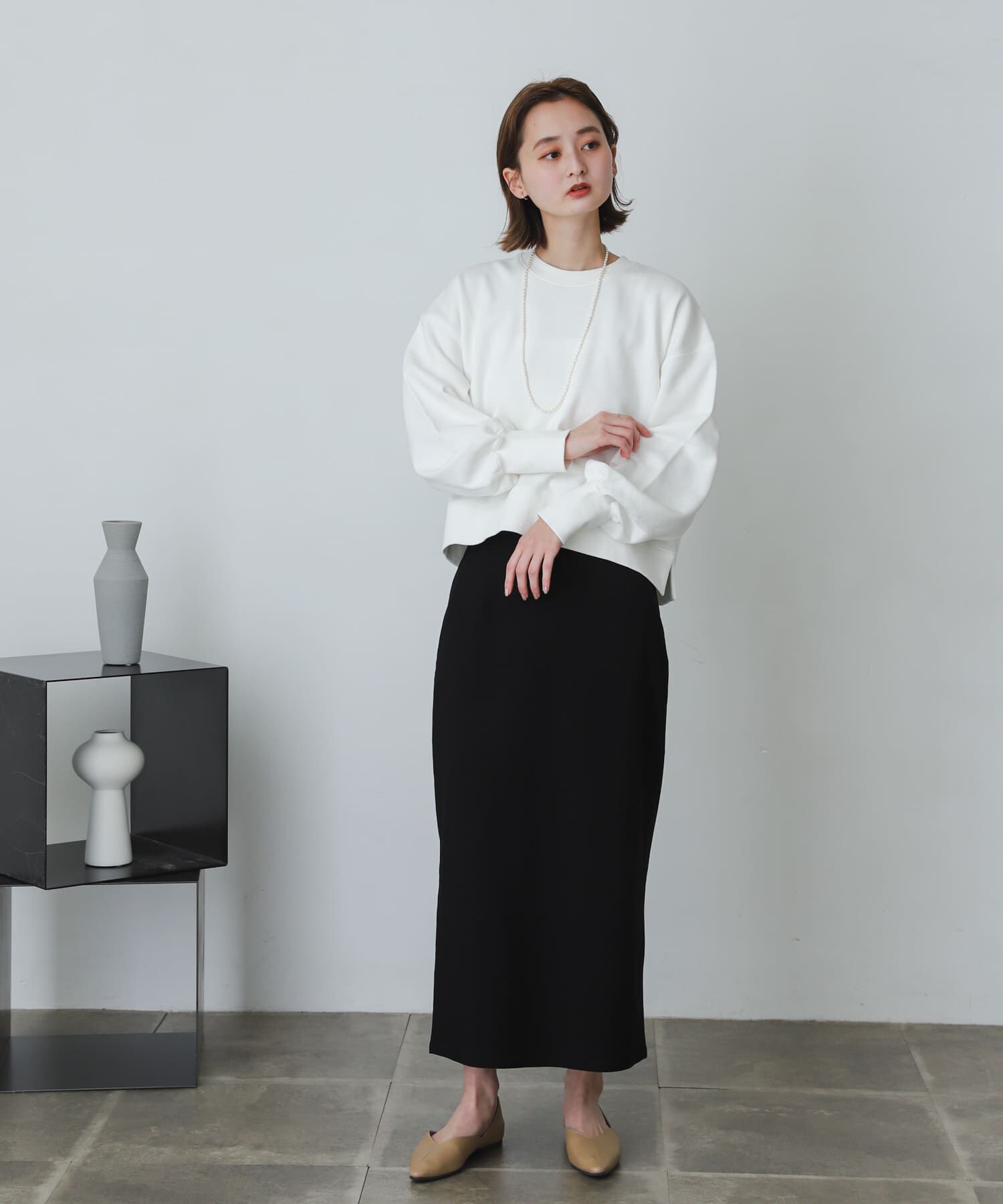 SENSE OF PLACE by URBAN RESEARCH「ストレッチサスツキハイウエストスカート」|スカート|