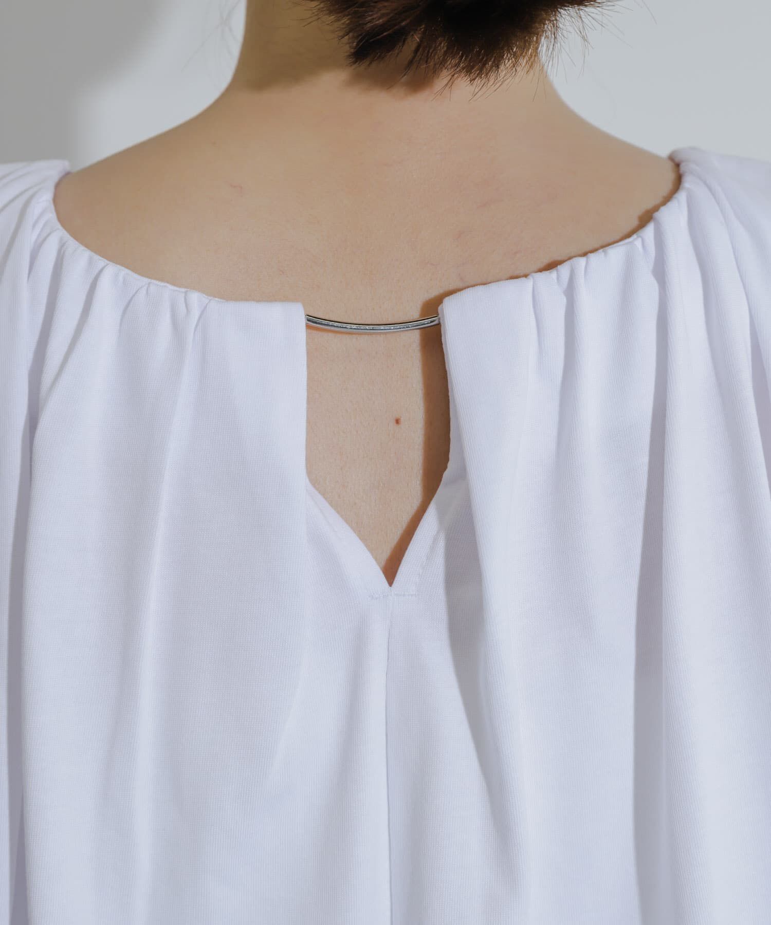 SENSE OF PLACE by URBAN RESEARCH「クールタッチフレンチスリーブタックブラウスTシャツ」|Tシャツ・カットソー|