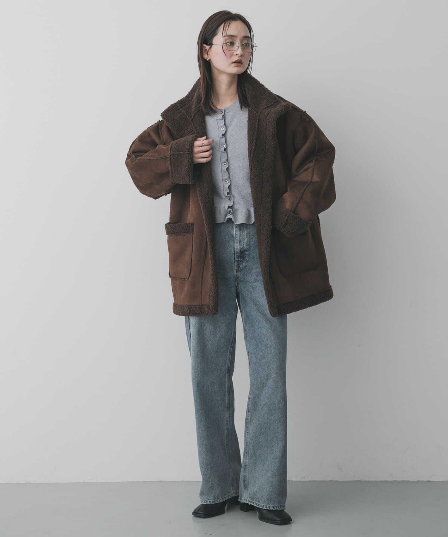 SENSE OF PLACE by URBAN RESEARCH「フェイクムートンスタンドジャケット」|その他|