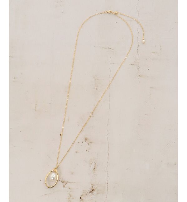 le.coeur blanc「パール&times;モチーフネックレス」|ネックレス|