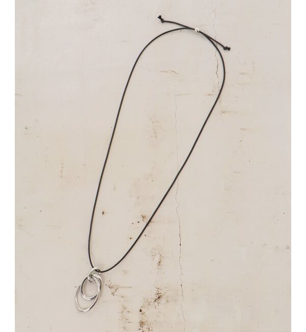 le.coeur blanc「ダブルサークルモチーフコードネックレス」|ネックレス|