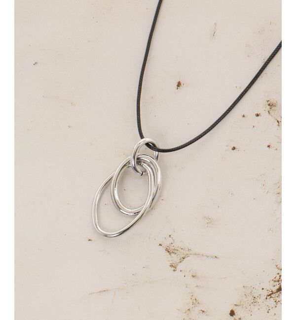 le.coeur blanc「ダブルサークルモチーフコードネックレス」|ネックレス|