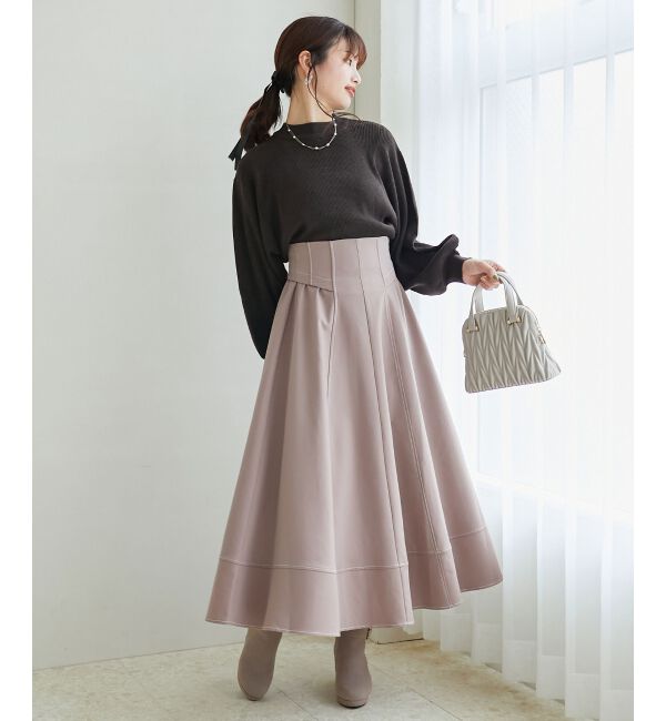 MAJESTICLEGON「ステッチフレアスカート」|フレア|