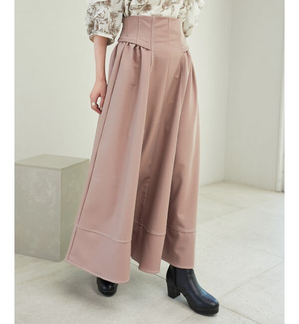 MAJESTICLEGON「ステッチフレアスカート」|フレア|