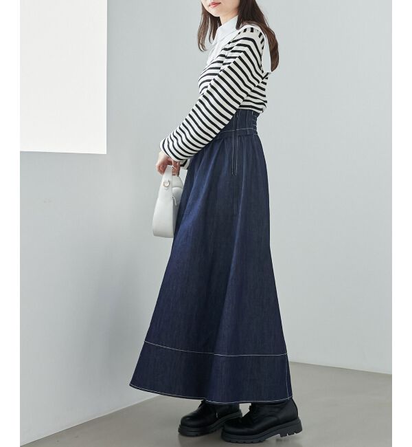 MAJESTICLEGON「ステッチフレアスカート」|フレア|