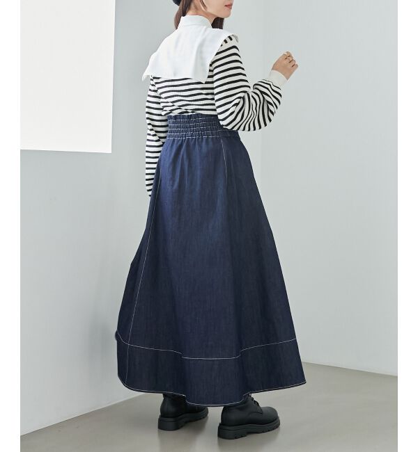 MAJESTICLEGON「ステッチフレアスカート」|フレア|