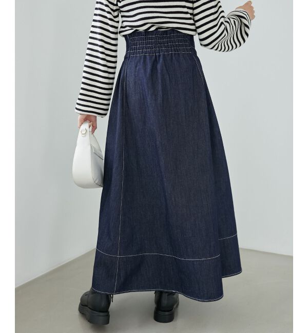 MAJESTICLEGON「ステッチフレアスカート」|フレア|