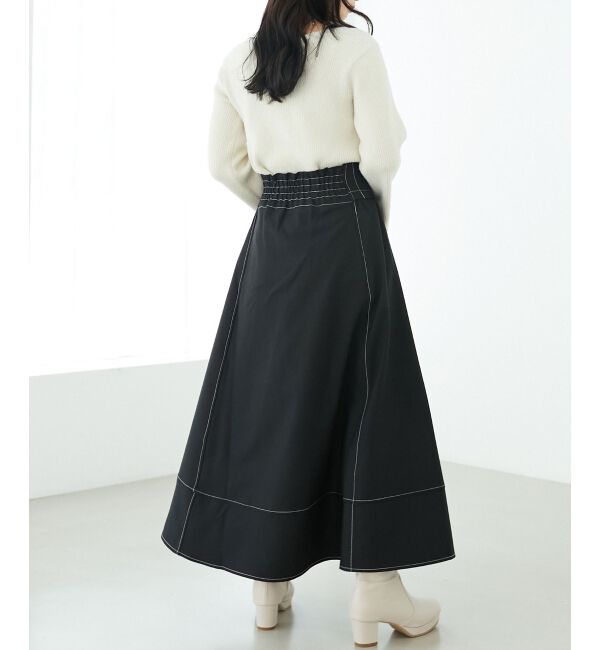 MAJESTICLEGON「ステッチフレアスカート」|フレア|