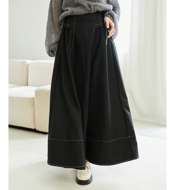 MAJESTICLEGON「ステッチフレアスカート」|フレア|