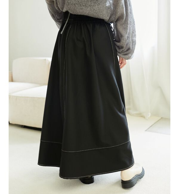 MAJESTICLEGON「ステッチフレアスカート」|フレア|