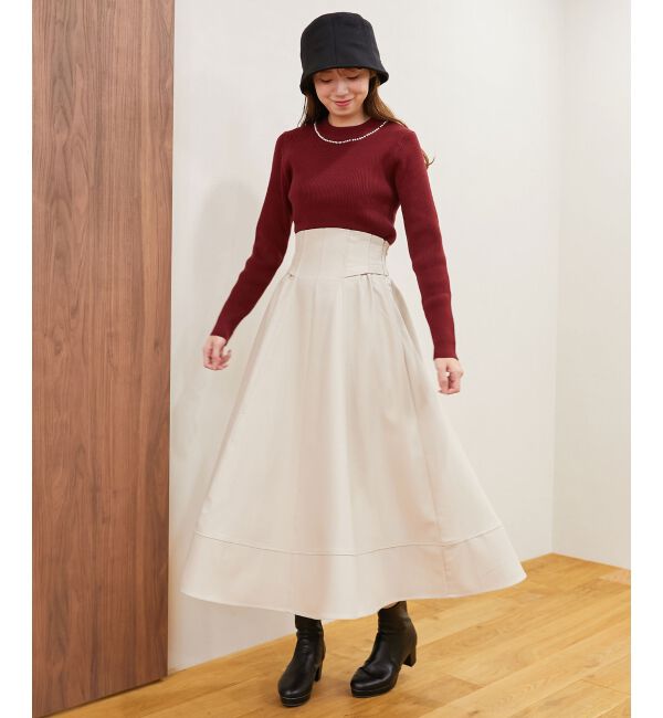 MAJESTICLEGON「ステッチフレアスカート」|フレア|