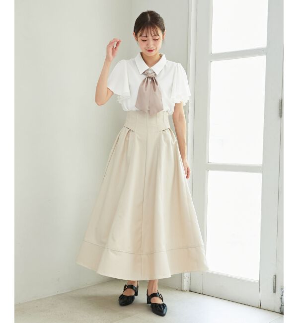 MAJESTICLEGON「ステッチフレアスカート」|フレア|