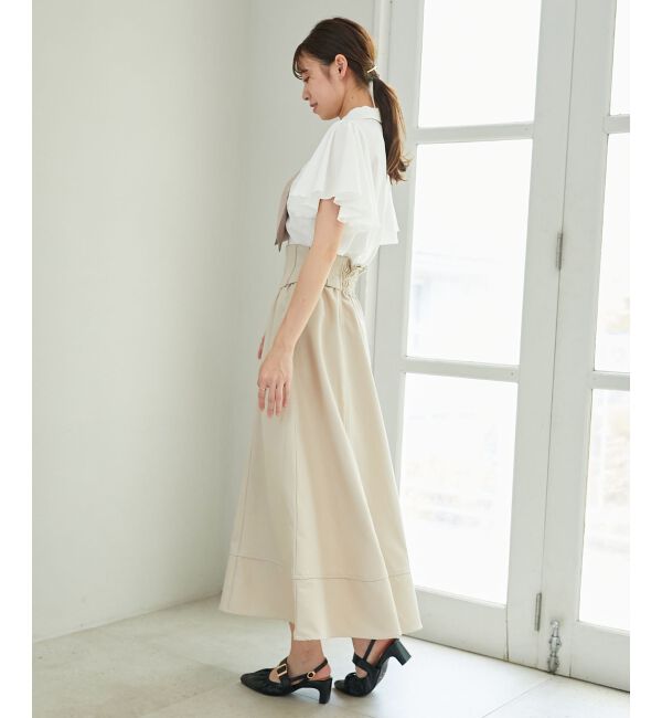 MAJESTICLEGON「ステッチフレアスカート」|フレア|