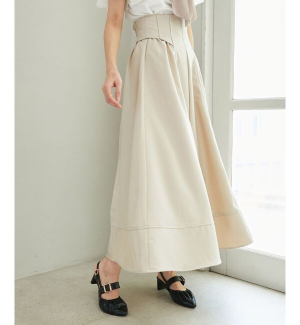 MAJESTICLEGON「ステッチフレアスカート」|フレア|