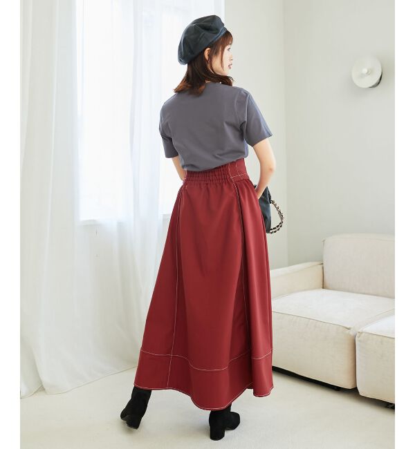MAJESTICLEGON「ステッチフレアスカート」|フレア|