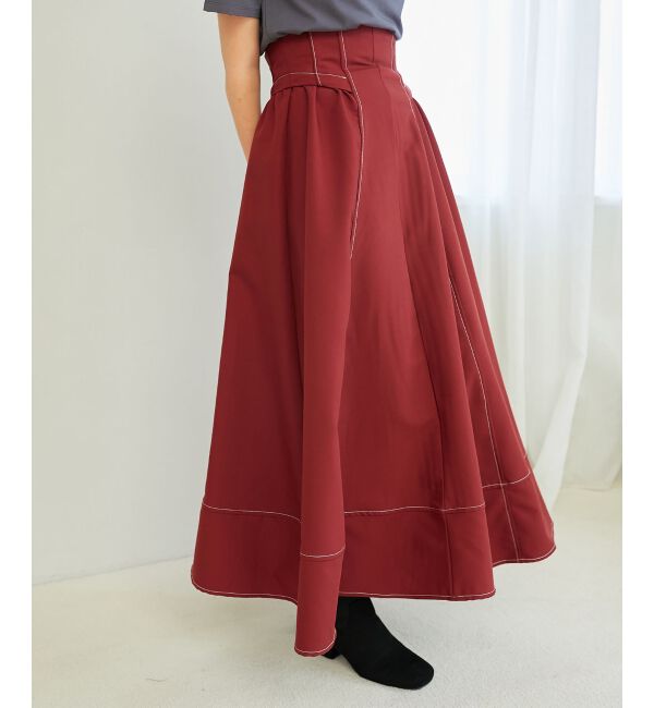 MAJESTICLEGON「ステッチフレアスカート」|フレア|