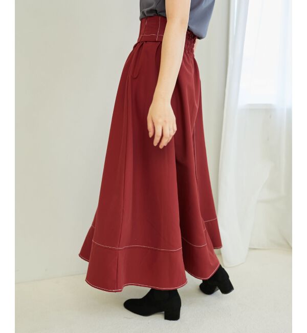 MAJESTICLEGON「ステッチフレアスカート」|フレア|