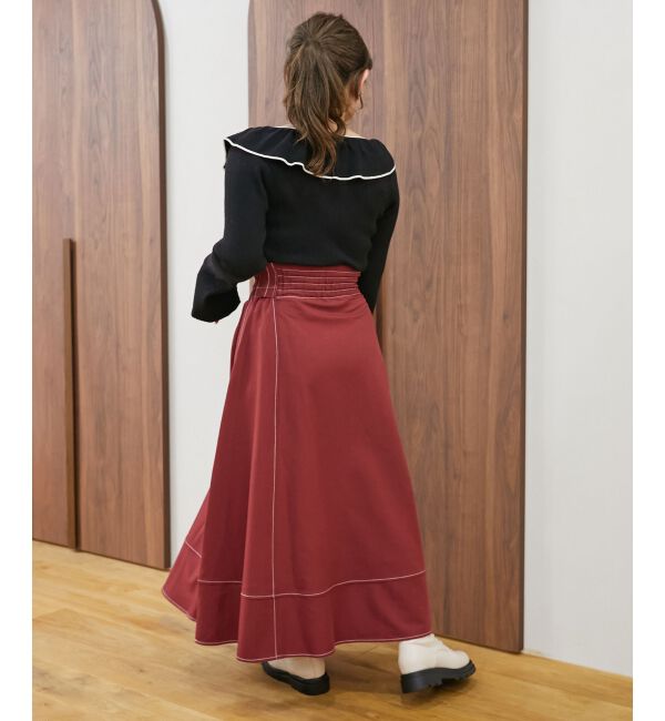 MAJESTICLEGON「ステッチフレアスカート」|フレア|