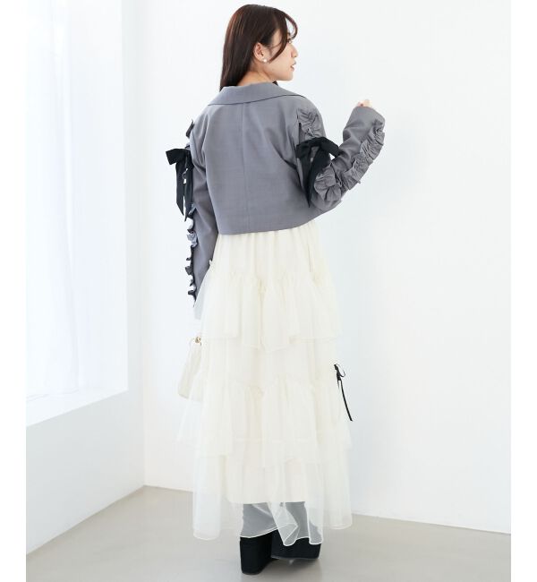 MAJESTICLEGON「ブローチセットホイップフリルジャケット」|その他|