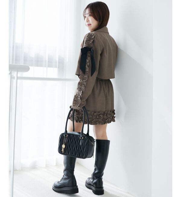 MAJESTICLEGON「ブローチセットホイップフリルジャケット」|その他|