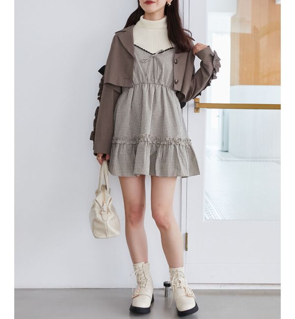 MAJESTICLEGON「ブローチセットホイップフリルジャケット」|その他|