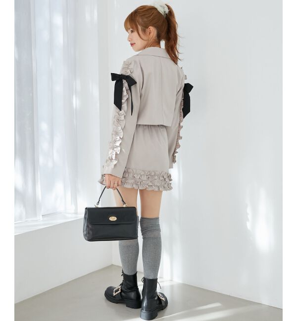 MAJESTICLEGON「ブローチセットホイップフリルジャケット」|その他|