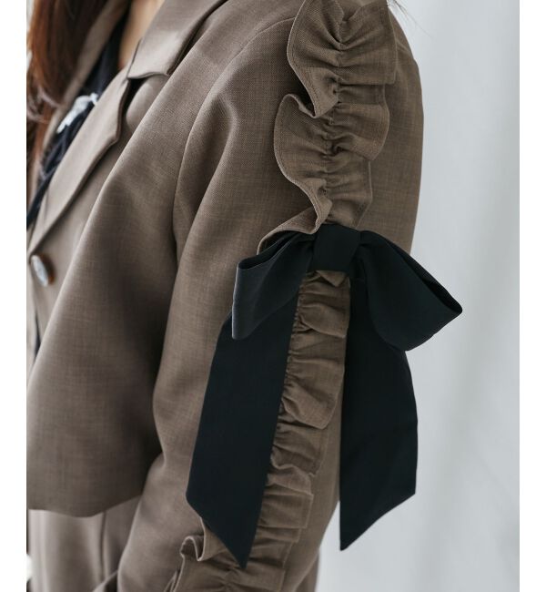 MAJESTICLEGON「ブローチセットホイップフリルジャケット」|その他|