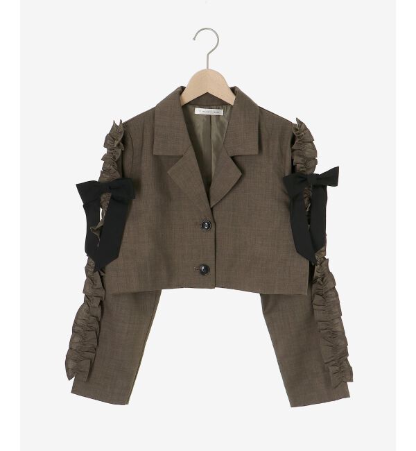 MAJESTICLEGON「ブローチセットホイップフリルジャケット」|その他|