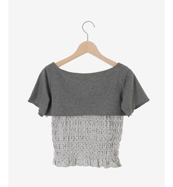  「フリルキャミ&times;トップスセット」|Tシャツ・カットソー|