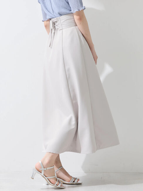 earth music&ecology「フロントジップフレアスカート」|フレア|