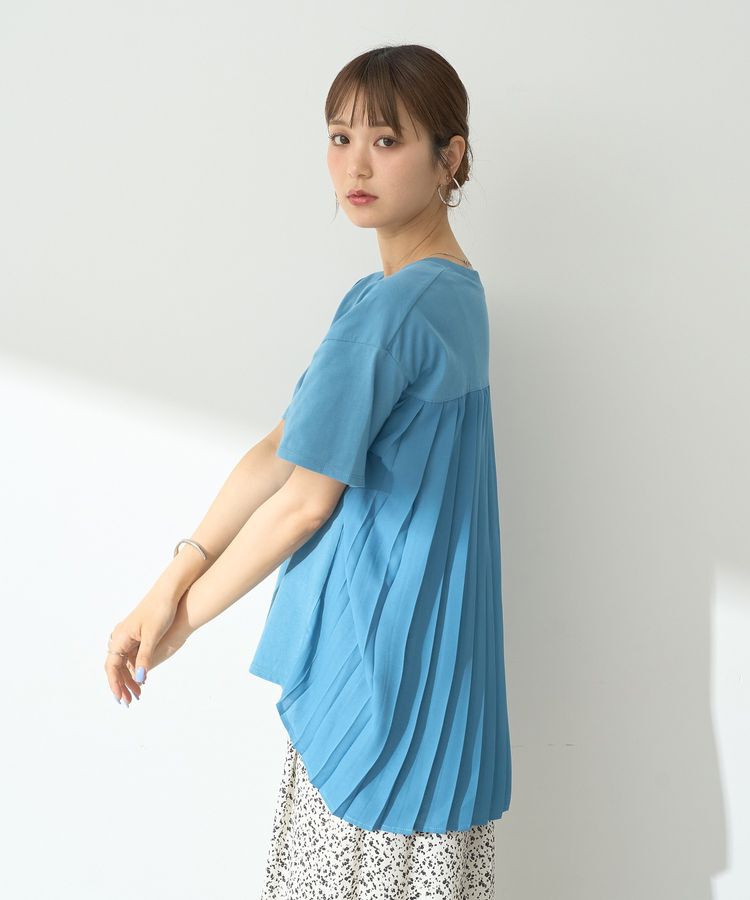 earth music&ecology「バックプリーツドッキングチュニック」|チュニック|