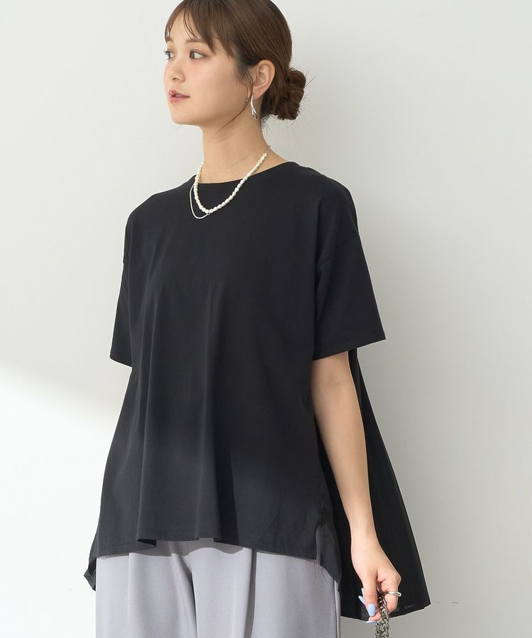earth music&ecology「バックプリーツドッキングチュニック」|チュニック|