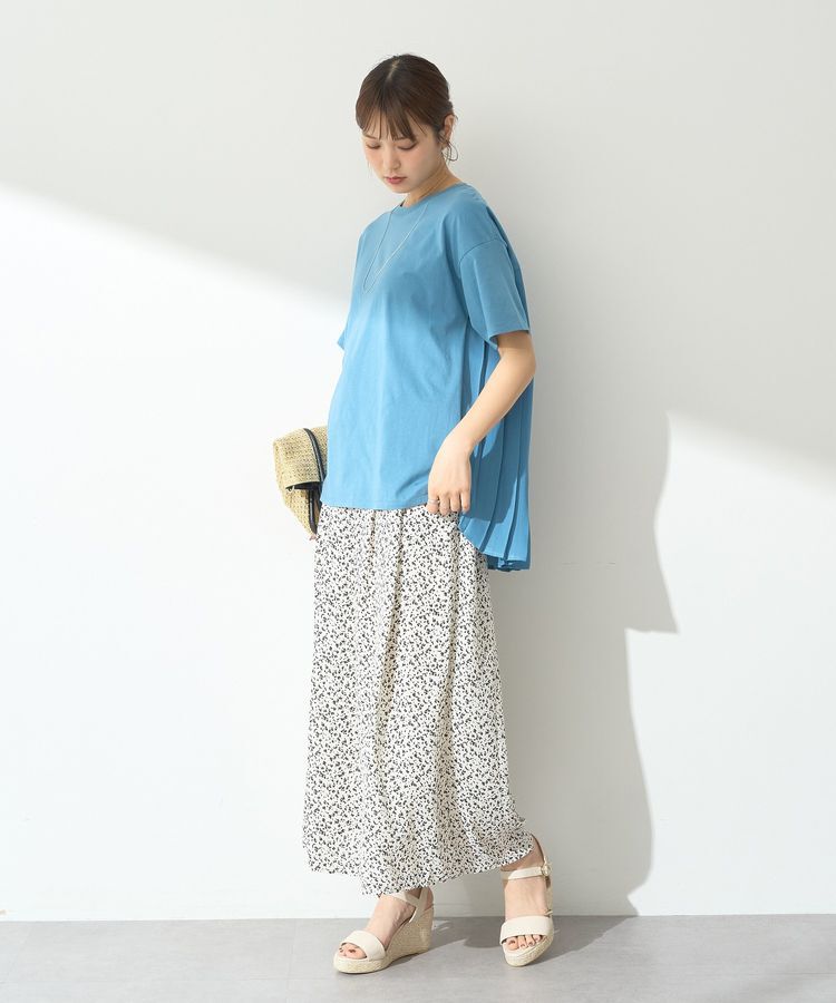 earth music&ecology「バックプリーツドッキングチュニック」|チュニック|