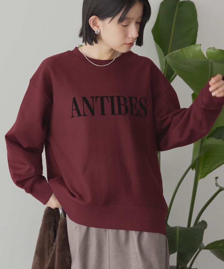 AMERICAN HOLIC「Fairfield フロッキースウェットプルオーバー」|スウェット・ジャージ|