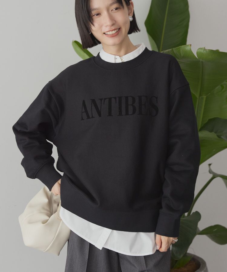 AMERICAN HOLIC「Fairfield フロッキースウェットプルオーバー」|スウェット・ジャージ|