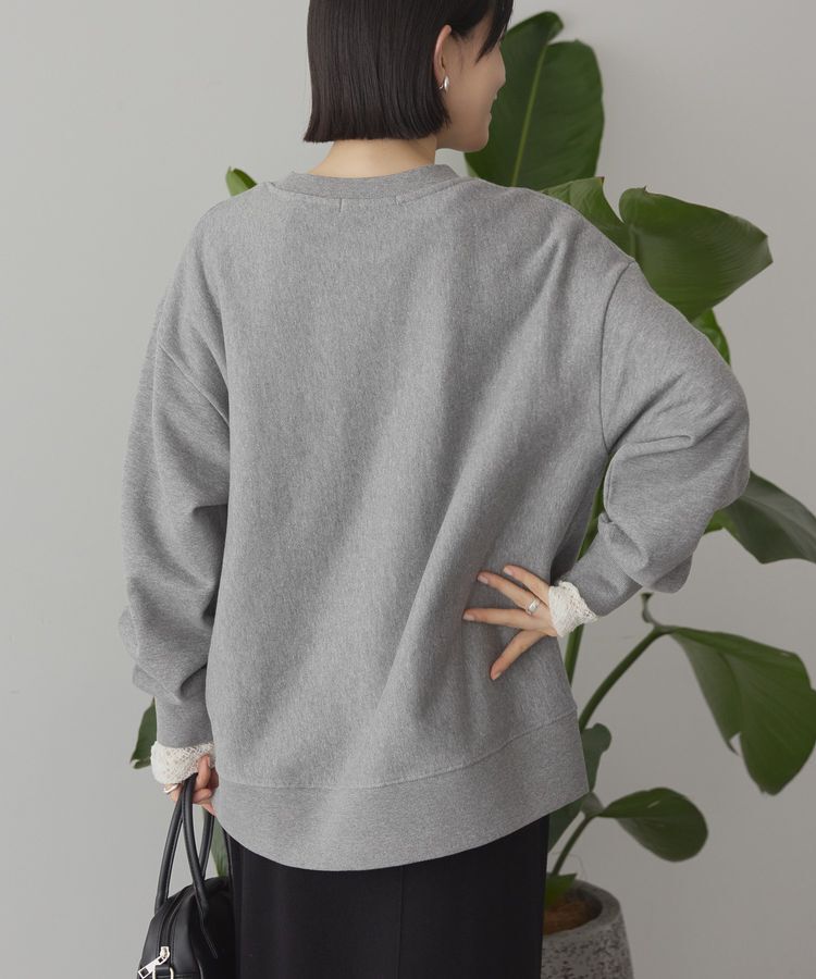 AMERICAN HOLIC「Fairfield フロッキースウェットプルオーバー」|スウェット・ジャージ|