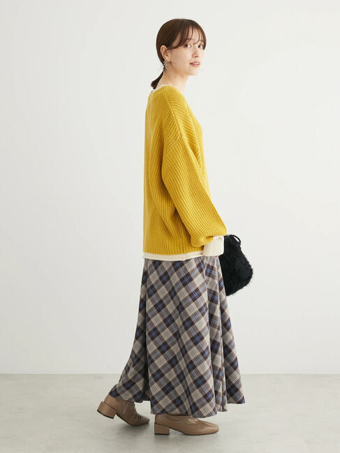 Green Parks「・Petit　Fleur　レイヤード風ハイショクニット」|ニット・セーター|