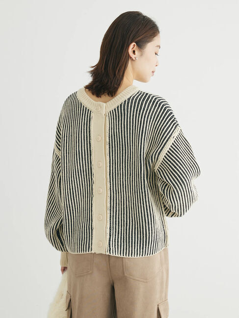 Green Parks「2way前後ニットプルオーバー」|ニット・セーター|Light beige